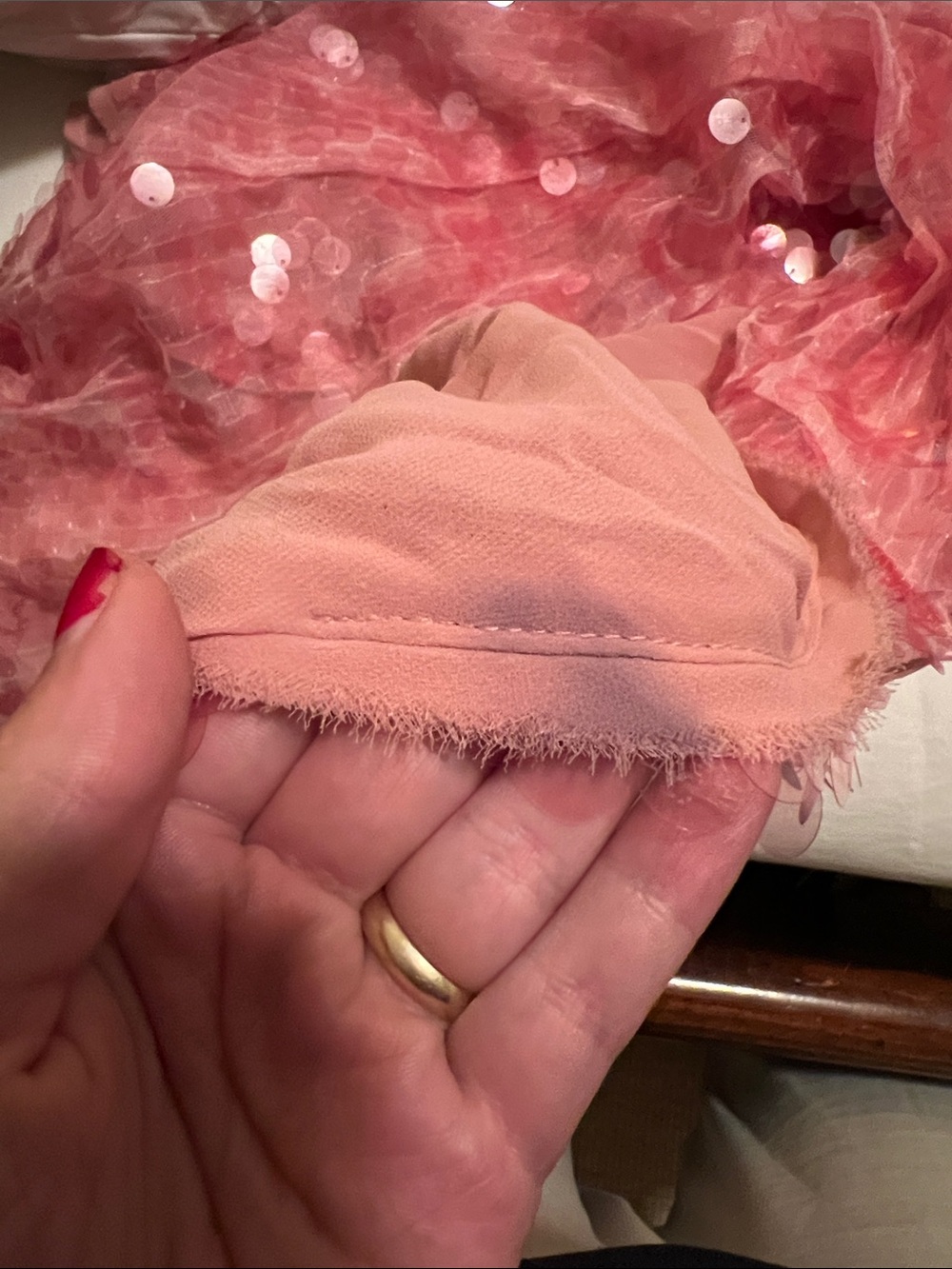 Zara Pink Sequin Mini Dress - Picture 11 of 11